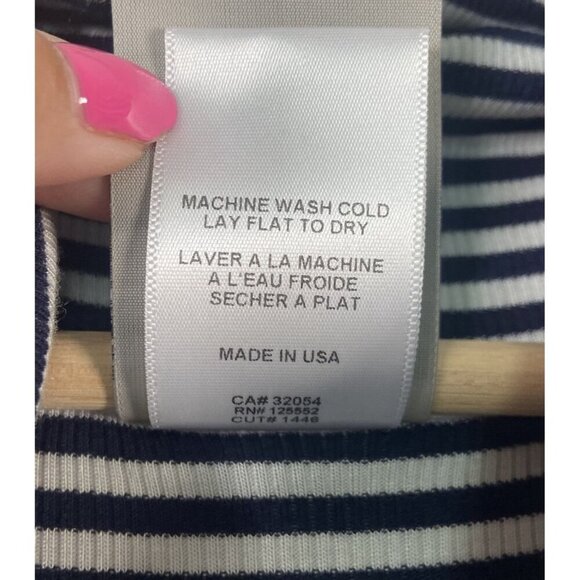 ANTHROPOLOGIE Dolan Ribbed Sleeveless Tank Dress Striped Left Coast Collect Sz S - Picture 6 of 10